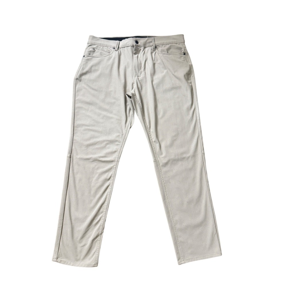 Projek Raw Tech Apparel Mens Tan Khaki Pants‎ Anti-Slip Waistband 36x30 zz11